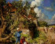 威廉 克里斯蒂安 西蒙斯 : Little Boy Blue And Red Riding Hood